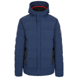 Trespass Mens Padded Jacket Hood Quilted Habbton - XL, Navy