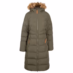 Trespass Womens Padded Jacket Longer Length Audrey - 14, Dark Vine