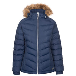 Trespass Womens Padded Hooded Casual Jacket Nadina - 16, Navy