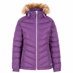 Trespass Womens Padded Hooded Casual Jacket Nadina - 10, Dark Wild Purple