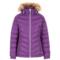 Trespass Womens Padded Hooded Casual Jacket Nadina - 10, Dark Wild Purple