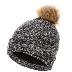 Trespass Womens Pom Pom Hat Knitted Beanie Kellisa - EACH, Black