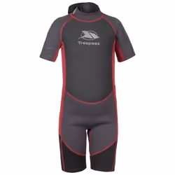 Trespass Boys Wetsuit Short Length 3mm Milo - 11-12 Years, Black