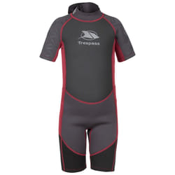 Trespass Boys Wetsuit Short Length 3mm Milo - 9-10 Years, Black