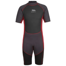 Trespass Mens Wetsuit Short 3mm Back Zipper Argon - XS, Black
