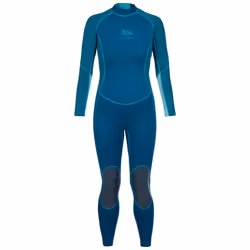 Trespass Womens Wetsuit 3mm Full Length Lox - 12, Cosmic Blue Marl
