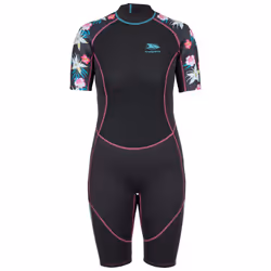 Trespass Womens Wetsuit Short 3mm Sonar - 14, Dark Grey