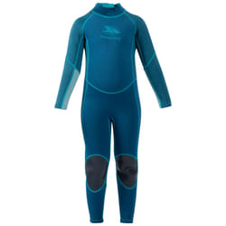 Trespass Girls Wetsuit Full Length 3mm Lillian - 5-6 Years, Cosmic Blue Marl