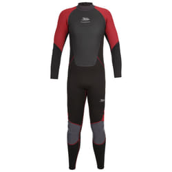 Trespass Mens Wetsuit Full Length 3mm Rear Nitrox - M, Merlot Marl