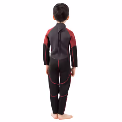Trespass Boys Wetsuit Full Length 3mm Amigo - 9-10 Years, Merlot Marl