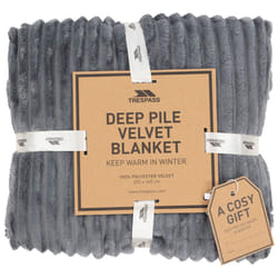 Trespass Blanket Deep Pile Velvet Sculpted