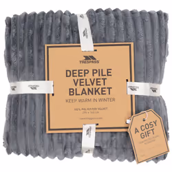 Trespass Blanket Deep Pile Velvet Sculpted