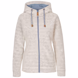 Trespass Womens Hoodie Full Zip 2 Pockets Ronee - 14, Off White