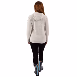 Trespass Womens Hoodie Full Zip 2 Pockets Ronee - 14, Off White