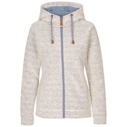 Trespass Womens Hoodie Full Zip 2 Pockets Ronee - 18, Off White