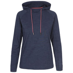 Trespass Womens Hoodie Long Sleeve Top Hattie - 10, Navy Marl