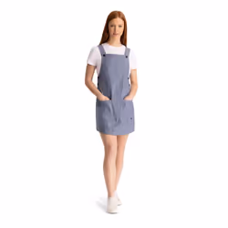 Trespass Womens Pinafore Dress Cotton Twirl - 12, Navy Chambray