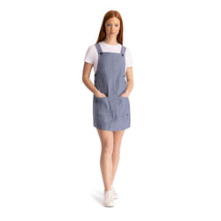 Trespass Womens Pinafore Dress Cotton Twirl - 12, Navy Chambray