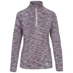 Trespass Womens Long Sleeve 1/2 Zip Pullover Edith - 10, Platinum Marl