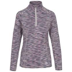 Trespass Womens Long Sleeve 1/2 Zip Pullover Edith - 8, Platinum Marl