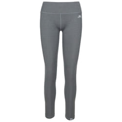 Trespass Womens Gym Leggings Vivien Marl - 10, Dark Grey Marl