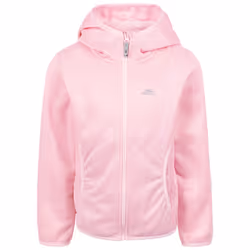 Trespass Kids Fleece Hoodie Full Zip Shove - 3-4 Years, Pale Pink