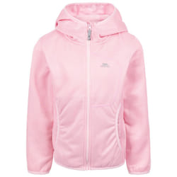 Trespass Kids Fleece Hoodie Full Zip Shove - 3-4 Years, Pale Pink