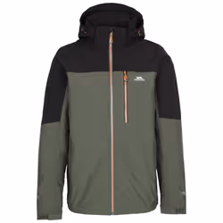 Trespass Mens Waterproof Jacket With Hood Tappin - XXL, Ivy