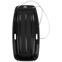 Trespass Snow Sledge Heavy Duty With Rope - EACH, Black