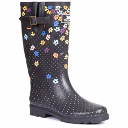 Trespass Womens Wellie Boots Full Length Samira - 9, Daisy Print