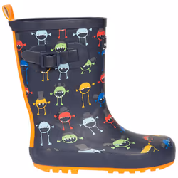 Trespass Kids Welly Boot Wellies Puddle - 13, Monster Print
