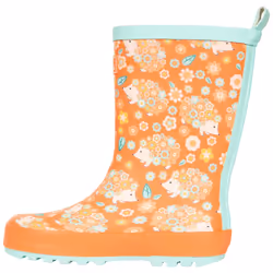 Trespass Kids Welly Boot Wellies Puddle - 10, Hedgehog Print