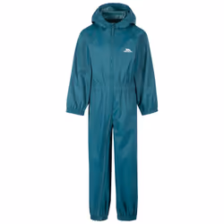 Trespass Kids Rainsuit Waterproof Button - 2-3 Years, Teal