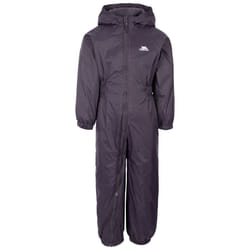 Trespass Babies Rainsuit Waterproof Button - 18/24, Dark Grey