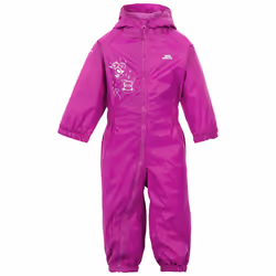 Trespass Babies Rainsuit Waterproof Dripdrop - 12/18, Purple Orchid