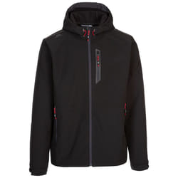 Trespass Mens Softshell Jacket with Hood Marlon B - XL, Black