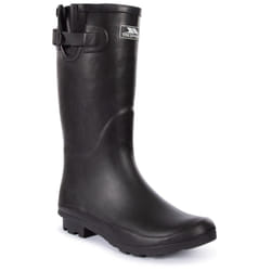 Trespass Womens Wellie Boots Full Length Damon - 6, Black