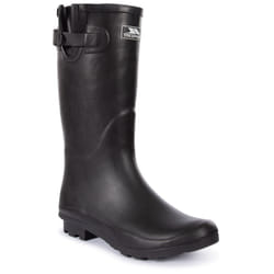 Trespass Womens Wellie Boots Full Length Damon - 7, Black