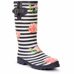 Trespass Womens Wellie Boots Full Length Elena - 6, Floral Stripe
