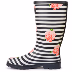 Trespass Womens Wellie Boots Full Length Elena - 6, Floral Stripe
