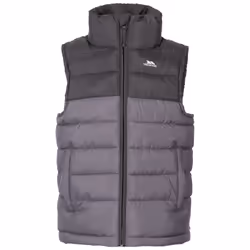 Trespass Kids Padded Gilet Bodywarmer Oskar - 9-10 Years, Black