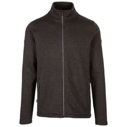 Trespass Mens Fleece Full Zip Recycled Marl Rundel - S, Dark Grey Marl