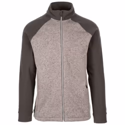 Trespass Mens Fleece Jacket Full Zip Sonstown - L, Grey Marl