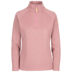 Trespass Womens 1/2 Zip Long Sleeve Pullover Olga - 14, Rose Blush Marl