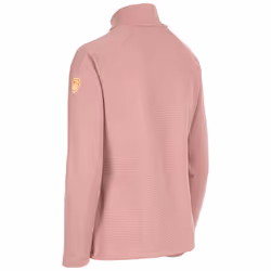Trespass Womens 1/2 Zip Long Sleeve Pullover Olga - 8, Rose Blush Marl