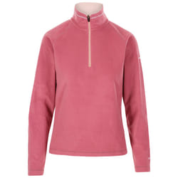 Trespass Womens Fleece Jacket With 1/2 Zip Skylar - 16, Rose Blush