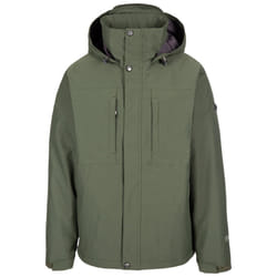Trespass Mens Waterproof Jacket Padded Discott - S, Ivy