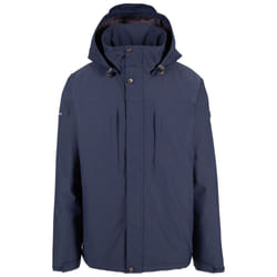 Trespass Mens Waterproof Jacket Padded Discott - L, Navy
