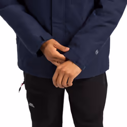 Trespass Mens Waterproof Jacket Padded Discott - S, Navy