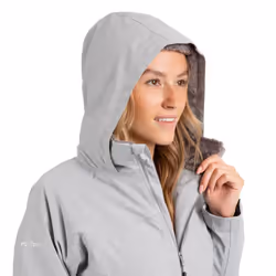 Trespass Womens Waterpoof Jacket Padded Wintry - 12, Grey Marl